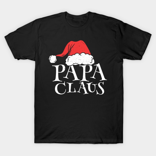 Retro Papa Claus Funny Christmas Santa Father Vintage Gift T-Shirt by Herotee